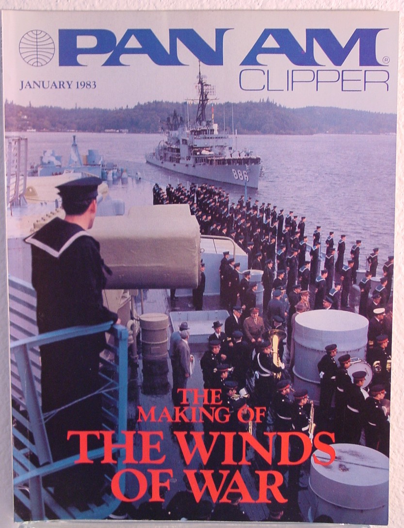 1983 January, Clipper in-flight Magazine with a cover story on the film 